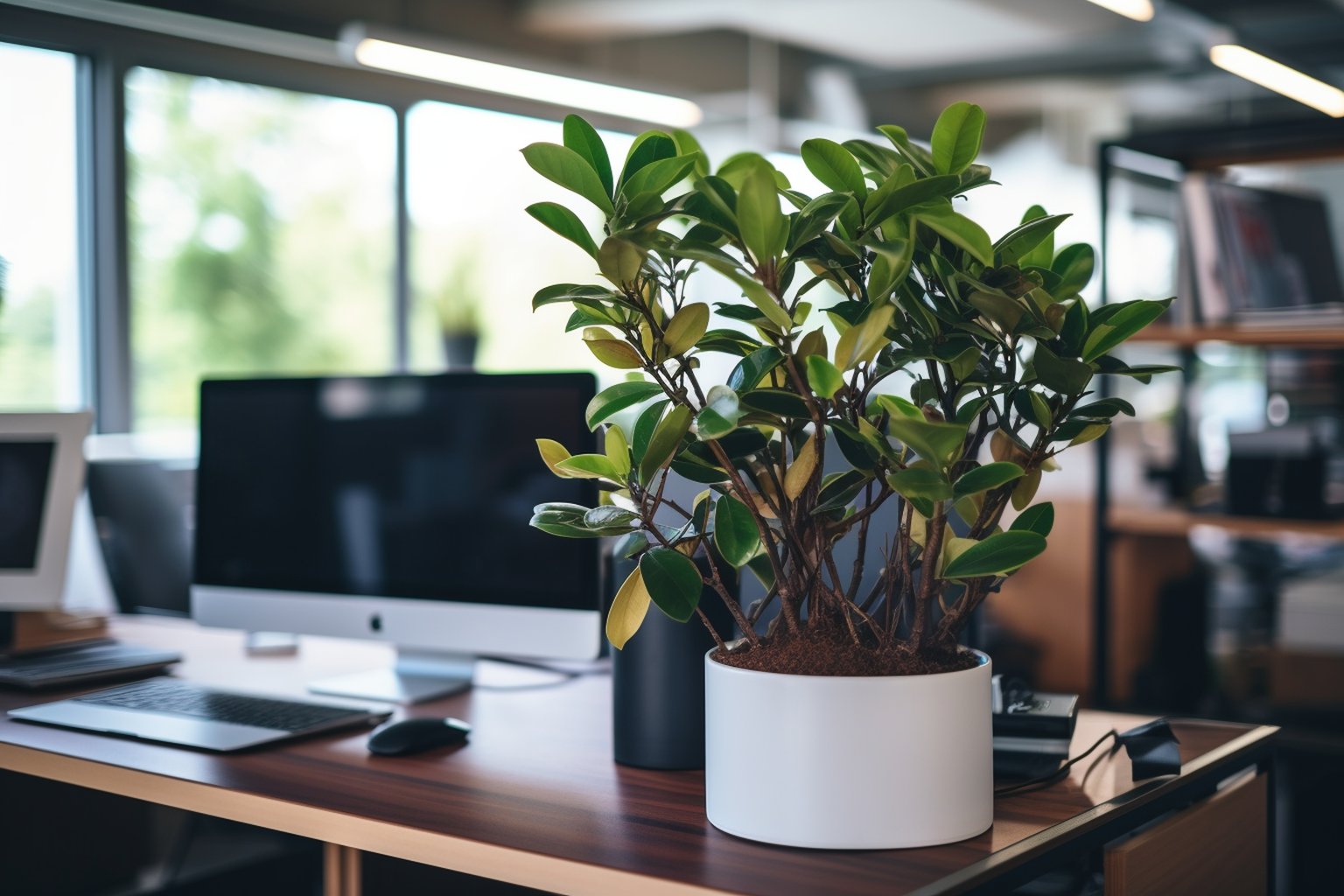 plant-is-desk-front-monitor